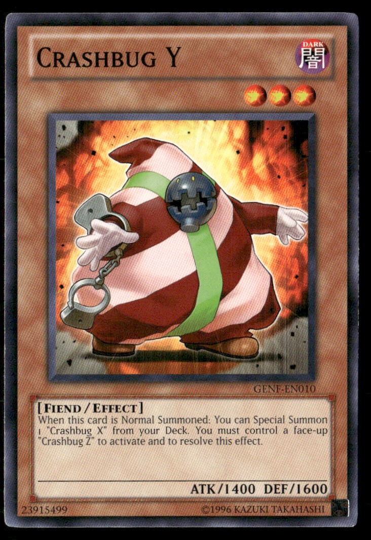 Crashbug Y GENF-EN010 Generation Force C LP Yu-Gi-Oh!