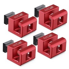 Tie Down Anchors, Bed Rail Cleats Compatible with 4Pcs Tie Down Anchors Red