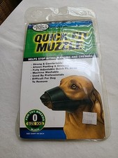 Four Paws Quick Fit Muzzle Sz 0 BRAND NEW Black