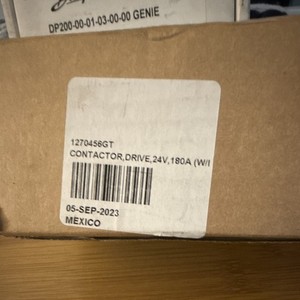 Genie 24V Drive Contactor 200A 1270456GT for Genie Boom Lift Model 1270456