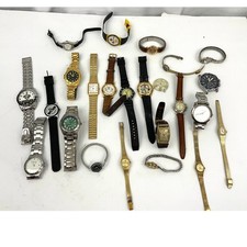 Lot Of 24 Vintage Assorted Watches For Repair Need New Batteries Untested Modern