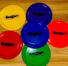 GameCraft Plastic Flying Discs, 9" Set of 6