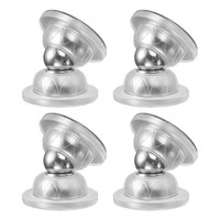 "4 StüCk 1,9\" Magnetische TüRstopper FüR Silikon Mit Klebefolie, Transparent"