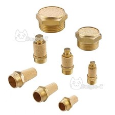 Sintered Bronze Pneumatic Air Silencer Muffler M5 1/8 1/4" 3/8" 1/2" 3/4" 1" BSP