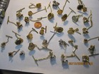 Tie Tac Chain & Clasp  Findings  FOR CABOCHONS Loose - 30 pieces — photo 1