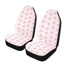 Burbuja Pink Bow Front Car Seat Cover, Breathable Car Seat Protectors