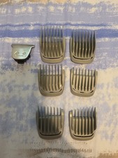 OEM Philips Norelco Replacement 41mm T Blade Trimmer  6 Combs, lightly used