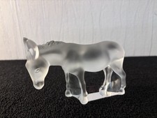Ane en cristal attribué Lalique