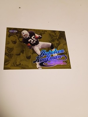 1999 Fleer Ultra - Napoleon Kaufman #14G Gold Medallion Edition
