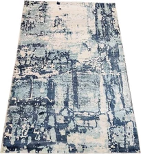 4 x 6 Area Rug for Kids Living Room Hand-Loomed 100% Visocse Modern 120 x 180 cm