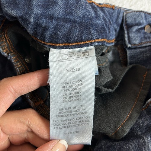 Joe's Jeans Blue Denim Skinny Jeans Girls Size 18 Medium Wash - Picture 19 of 21