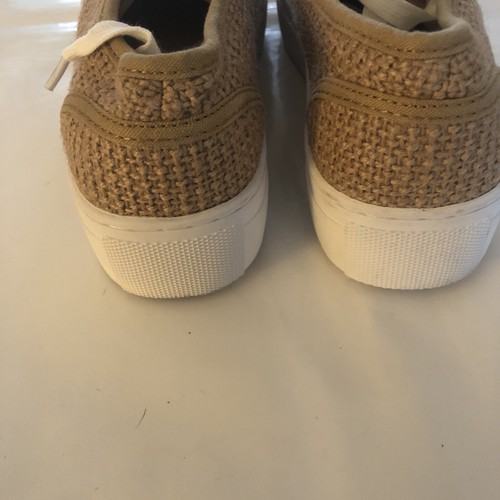 Asos Womens Raffia Lace Up Flatform Shoe Size 7 - Picture 6 of 7