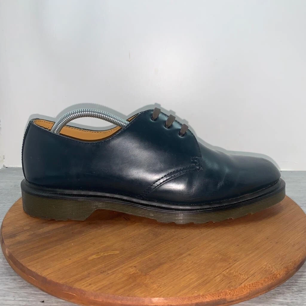 Dr Martens 10078 Navy Leather Shoes Men s Size 11 Eu 45 Ladies 12