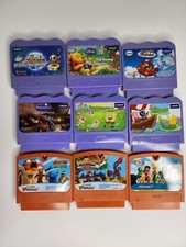 Vtech V.motion/V.Smile 10 Game Cartridges Lot of 9 Disney/Nick/DreamWorks Etc
