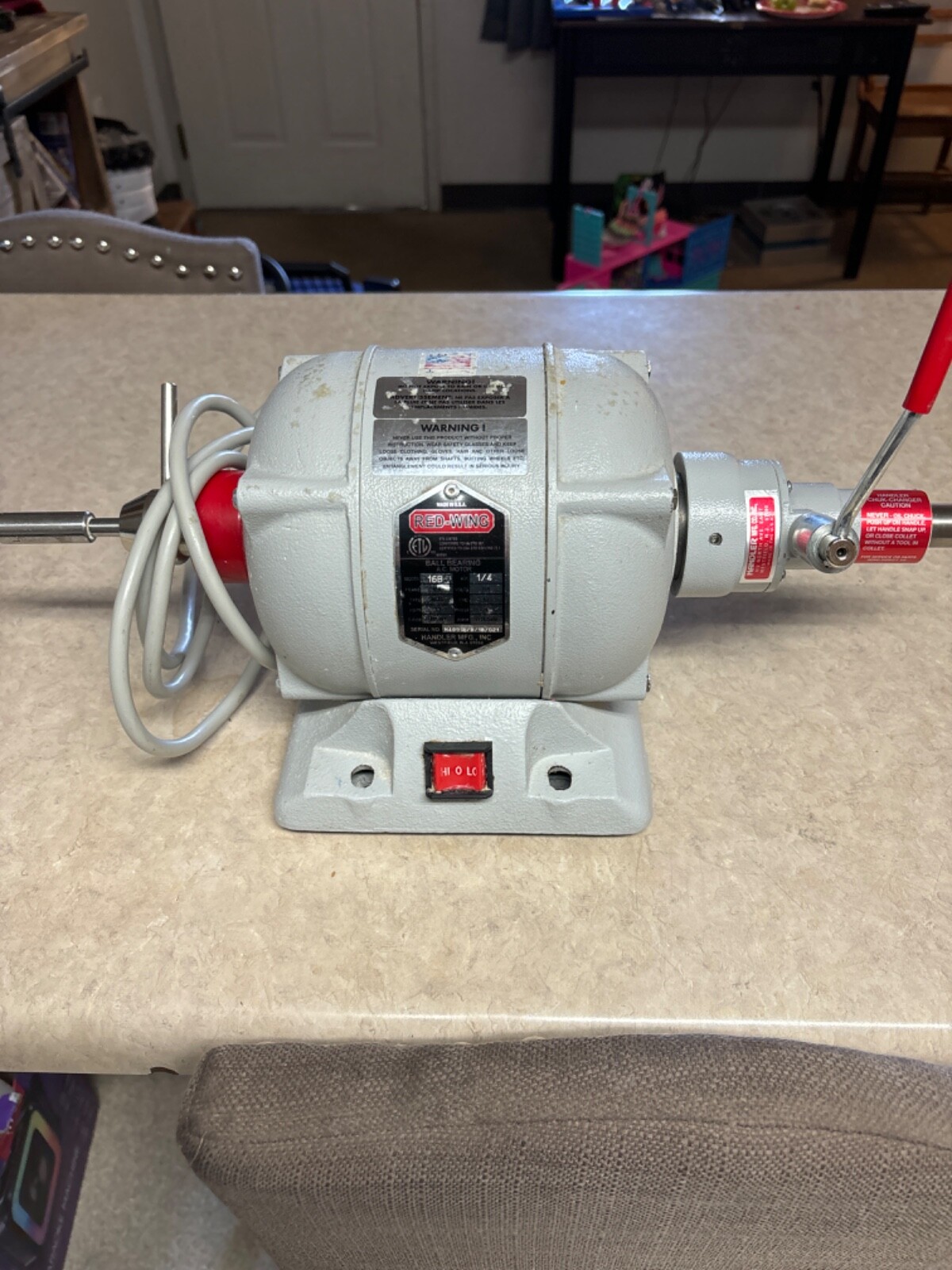 Red Wing Dental Lathe model 16B h.p 1/4 2speed eBay