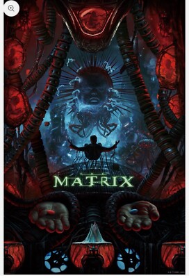 BNG  The Matrix  - Pablo Olivera 3D Lenticular PLEX (24x36) 4mm W/ Flip Effect