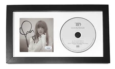 TAYLOR SWIFT Signed TORTURED POETS CD FRAMED Signed TPD Autograph JSA COA Cert