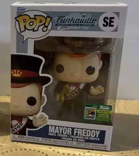 2024 SDCC Exclusive Funko Pop! Official Mayor Freddy Funkoville LE 3000 At Hand