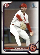 2022 Bowman Draft Cooper Hjerpe #BD-95 St. Louis Cardinals