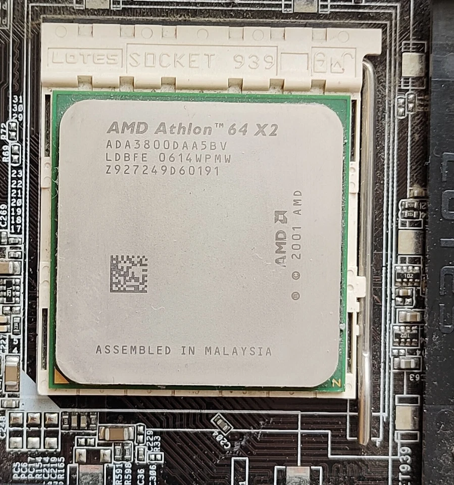 Asus A8N-SLI Motherboard with Athlon 64 X2 3800+ CPU and 2GB RAM - Test OK! - Image 3 of 4
