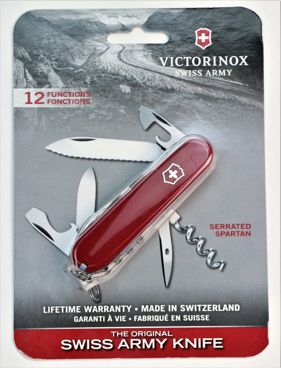 Swiss Army Spartan Serrated Pocket Knife Tool Swiss Made Weekender  Victorinox