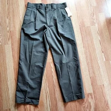 Mens Perry Ellis Portfolio Khaki Pants Wrinkle Resistant 36x32 NWT