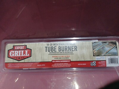 Expert Grill Replacement Tube Burner Fits Most Gas Grills 14-20'' Adjustable 