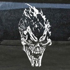 Inferno Skull Graphic Tailgate Hood Window Motorcycle Decal Vehicle Truck Vinyl