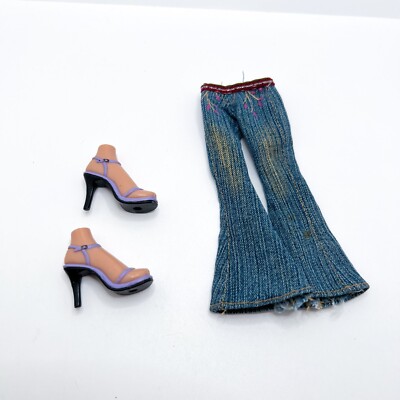 Secret Crush Fashion Pack Bratz Girlz Doll Lot Shoes Heels Jeans Pants   Read