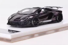 FW 1:64 Scale Purple Aventador LP700 Convertible LBWK Sport Diecast Resin