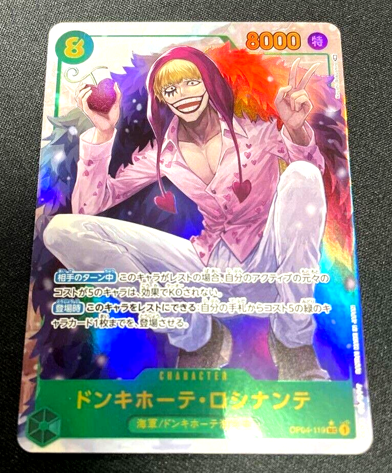 One Piece Card Game Donquixote Rosinante OP04-119 SEC