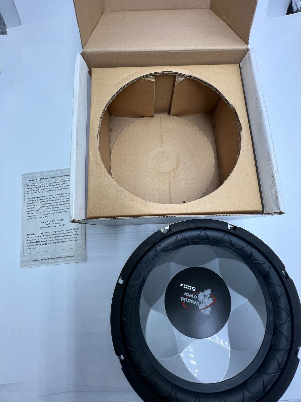 Pyramid PW1077X 10" High Power Cone Woofer 500 Watts Rated P