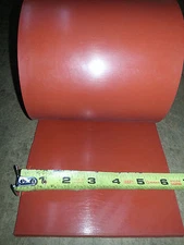 SILICONE RUBBER 1/16"THK X 6"WIDE X 10 FT LONG