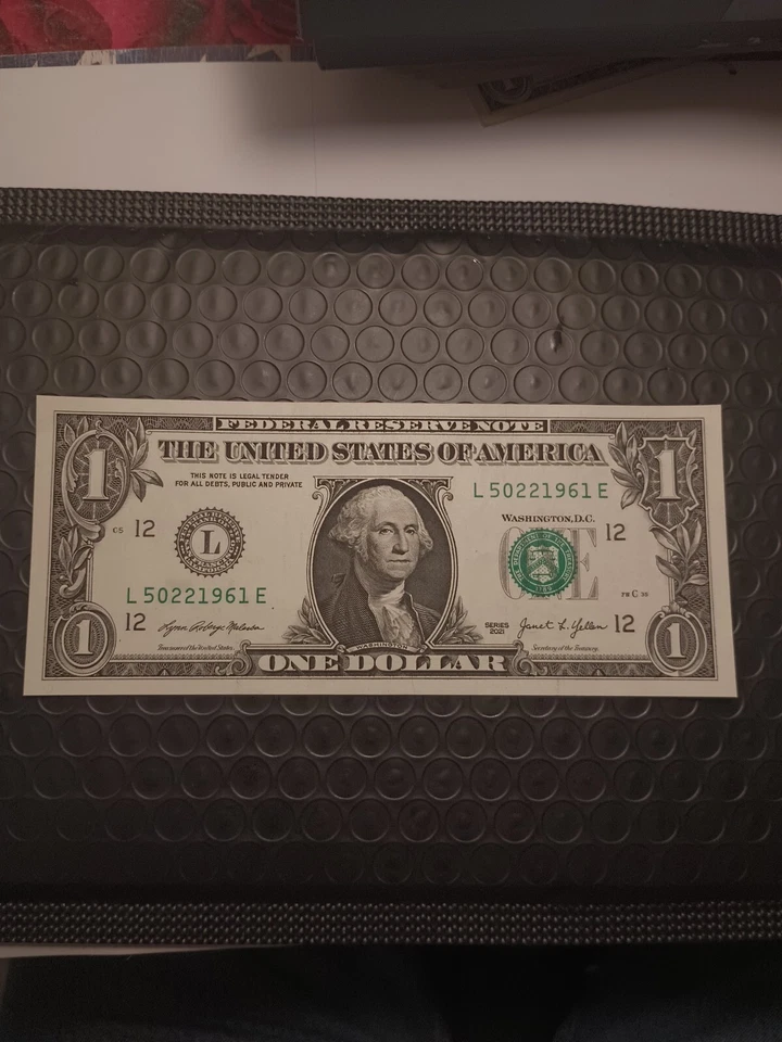 🎉2021 $1 L SAN FRANCISCO BEP L-E BLOCK BIRTHDAY NOTE MAY 22 1961 (L50221961E)🥳 - Image 3 of 4