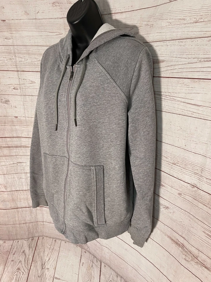 Sudadera con capucha para mujer C9 by Champion cremallera completa manga larga gris talla XL Foto 2 de 4