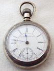 Antique 18s Waltham Appleton Tracy 17 Jewel 17J Silverine Pocket Watch