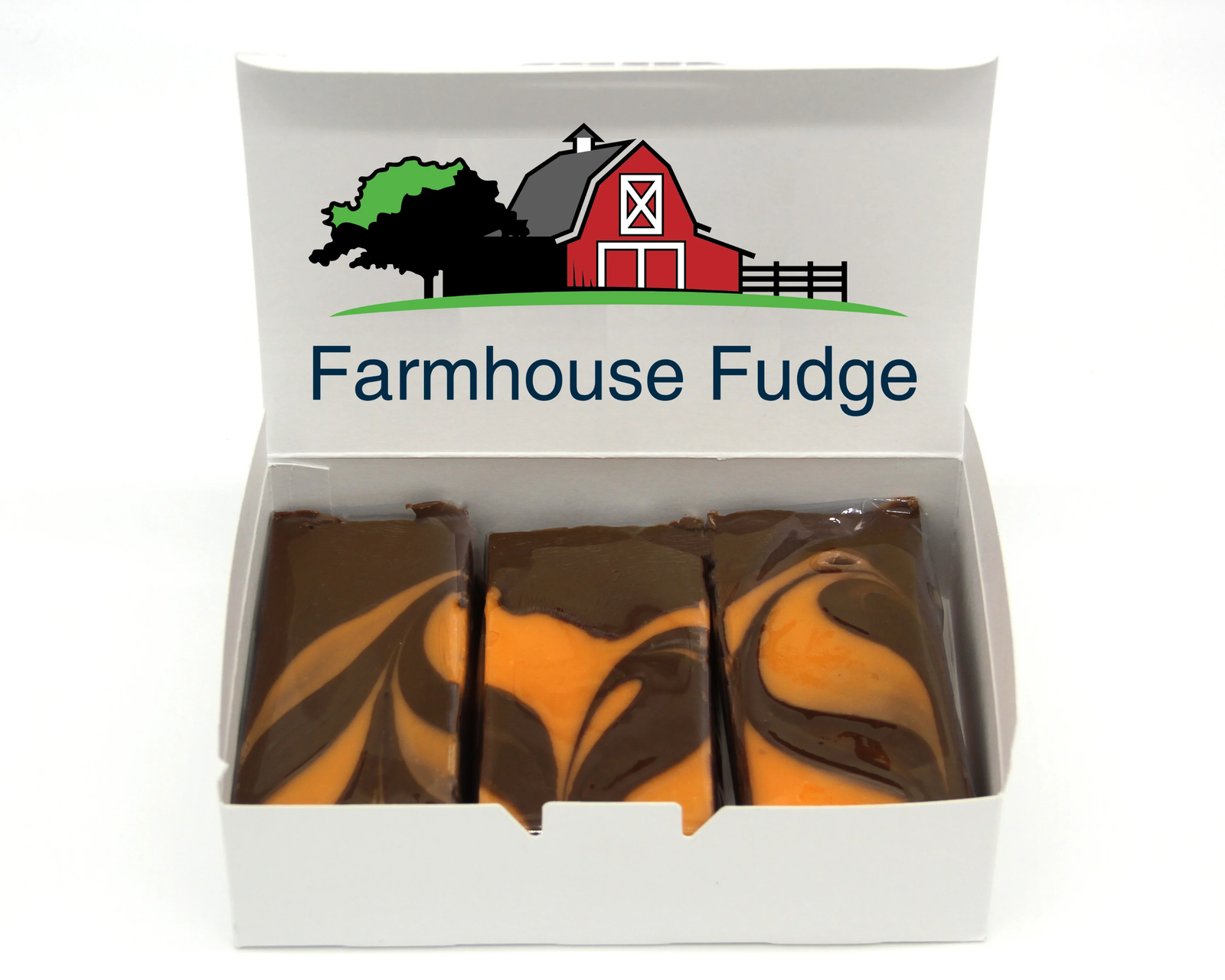 Farmhouse Fudge Orange Chocolate Fudge 3 Piece Box eBay