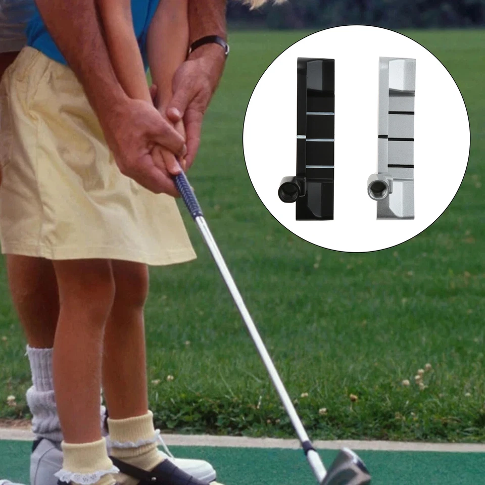 Golf Club Putter Head Single Right Head Zinc Alloy for Starter Universal Replace - Image 2 of 4