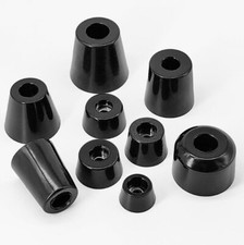 6mm-52mm Rubber Feet Boxes Rubber Feet Furniture Tables Chairs Black For Speaker