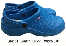 Medical Nursing Womens Comfortable Lightweight Slip Resistant Shoes Blue 11