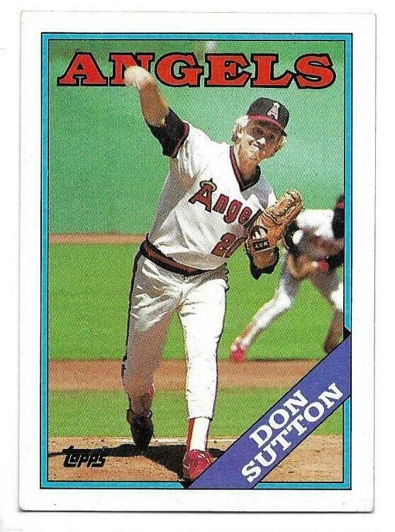 DON SUTTON 1988 TOPPS CARD NEAR MINT CONDITION