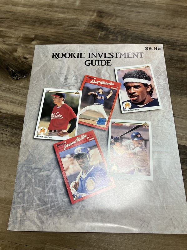 Vintage Baseball Card Rookie Investment Guide Magazine 1990 VG