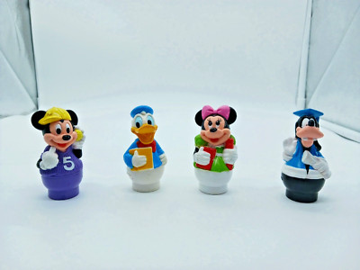 Disney Arco Mickey Mouse, Donald, Minnie, Goofy Lot of 4 Vintage Figures
