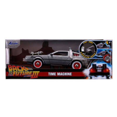 DeLorean Time Machine Back To The Future Part 3 1:24 Kids Diecast
