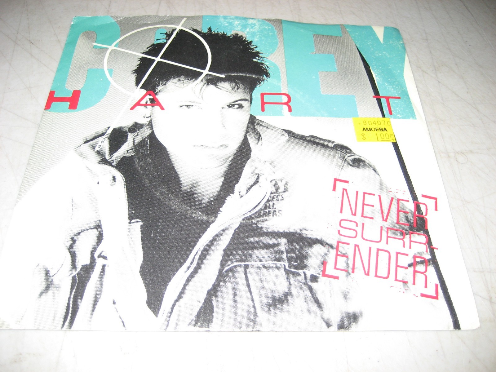 COREY HART NEVER SURRENDER / WATER FROM THE MOON 45 NM EMI America B8268 1985 eBay
