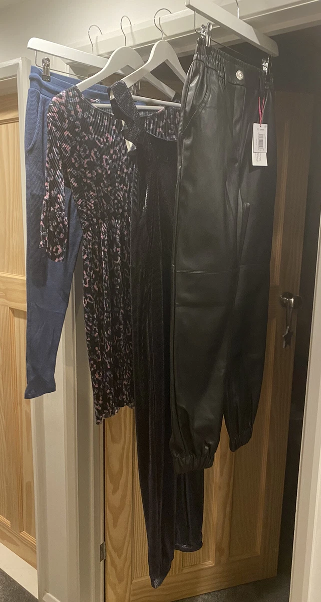 Matalan leather deals trousers