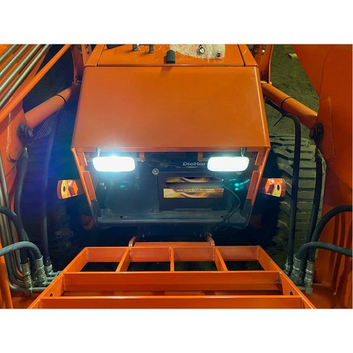 2X White LED Light Bulb for Kubota L235 L2350 L245 L2500 L275 headlamp12V 35/35w - Picture 11 of 12