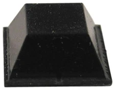 1pc Bumper / Feet, Stick On, Pack 24, Adhesive, 5.8 mm, 12.7 mm, Square, Bl