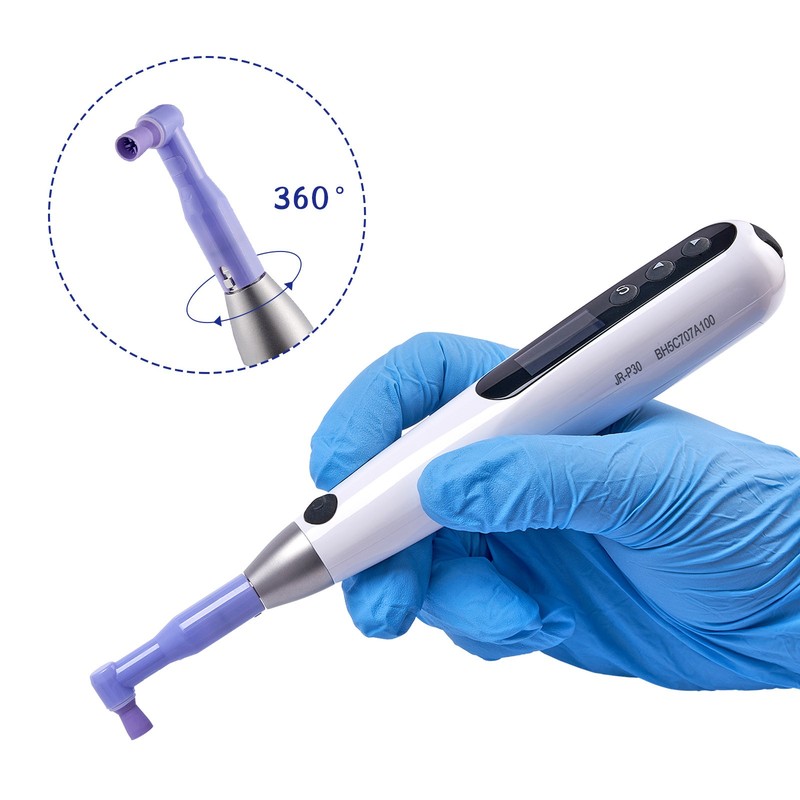 LCD Screen Dental Cordless Electric Hygiene Prophy Handpiece 360° Swivel Kit