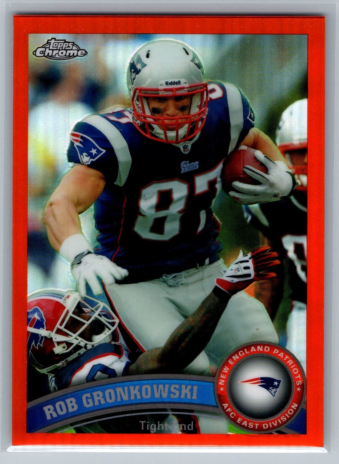 2011 Topps Chrome - Rob Gronkowski #132 Orange Refractor 2nd Yr. - EX